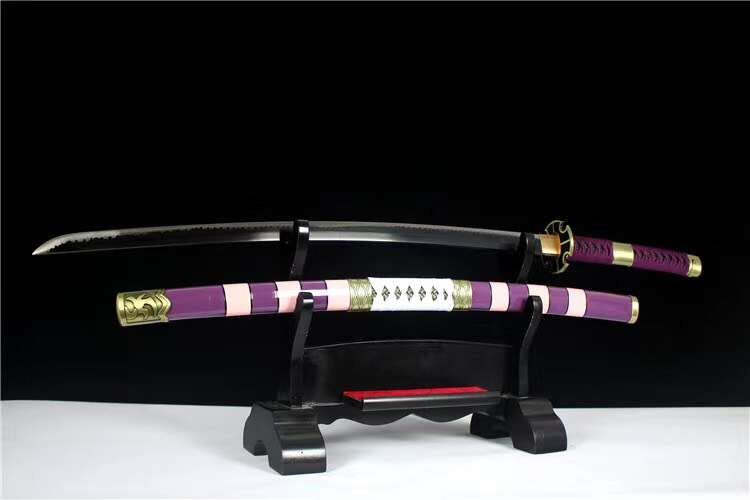 Nidai Kitetsu,Monkey D. Luffy’s katana,One piece,Japanese Samurai sword,High manganese steel,Longquan sword