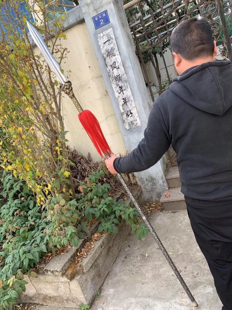 Bull Demon Spear,Handicraft,red-tasselled spear,Lance,Handmade Weapon,Hundred steelmaking pattern steel,Longquan sword