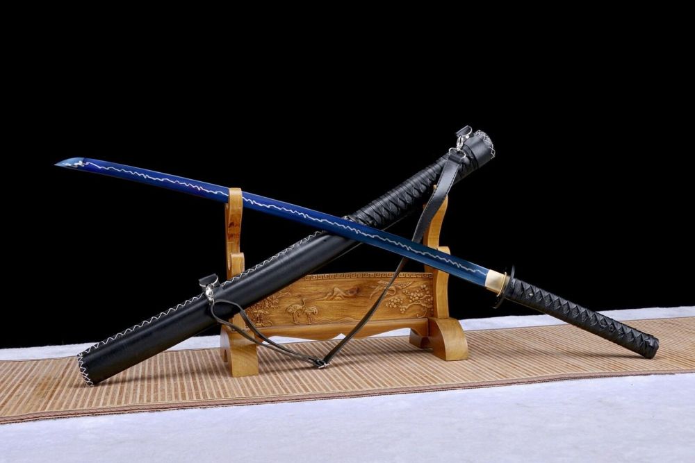 Kill Bill Katana,Lightning Series,Japanese Samurai Sword,Real Katana,Handmade sword,High performance manganese steel,Longquan sword