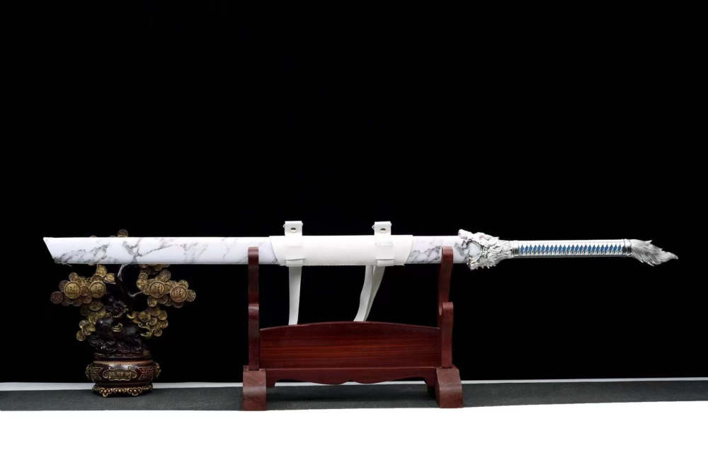 Snow Blood Wolf Sword,Handicraft,Tang-Horizontal Sword, High manganese steel, Longquan sword