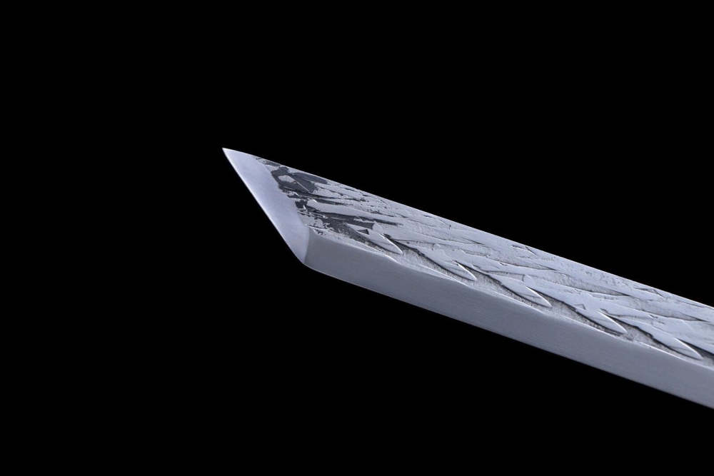 Hell Soul Slash,Ghost Head Sword,Tang-Horizontal Knife,Handmade Chinese Sword,High-performance spring steel,Longquan sword