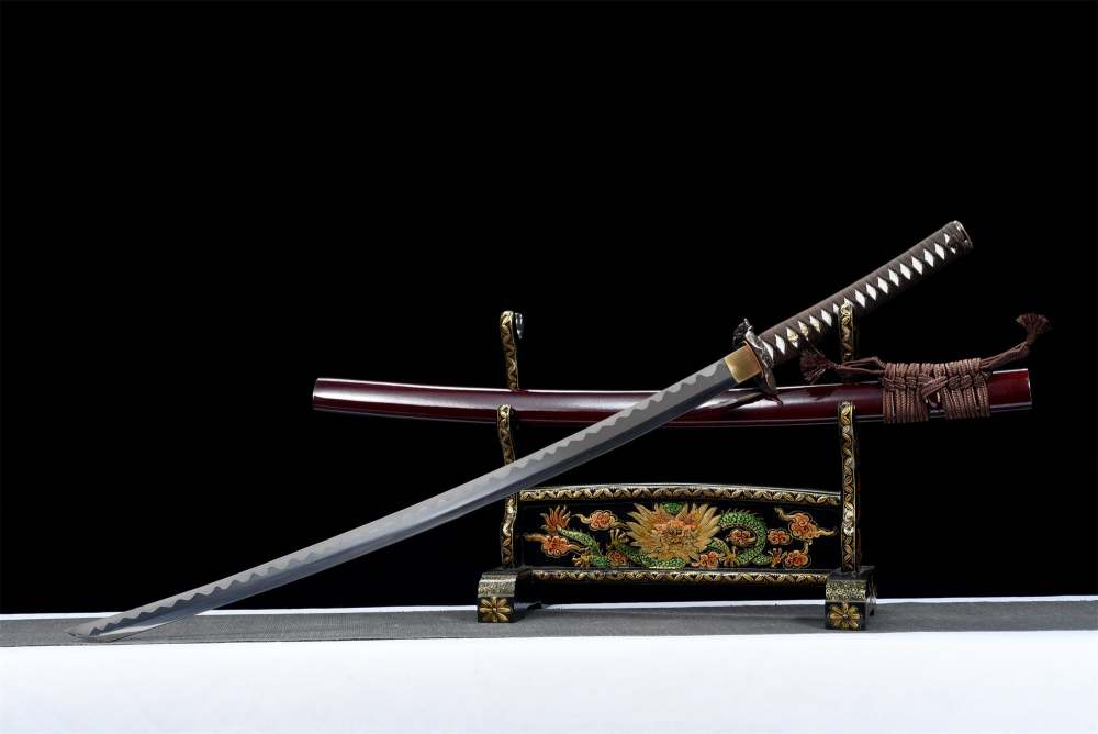 Rurouni Kenshin,Reverse blade katana,Japanese katana,Real Handmade Samurai Sword,High Manganese Steel,Clay tempered