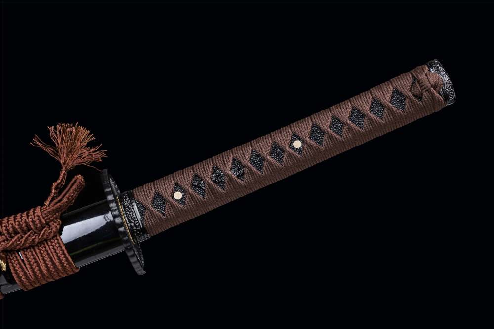 Courage Katana,Wooden Katana,Japanese Samurai Sword,Handmade Wooden Sword,Training Sword,Rosewood blade/Bamboo Blade