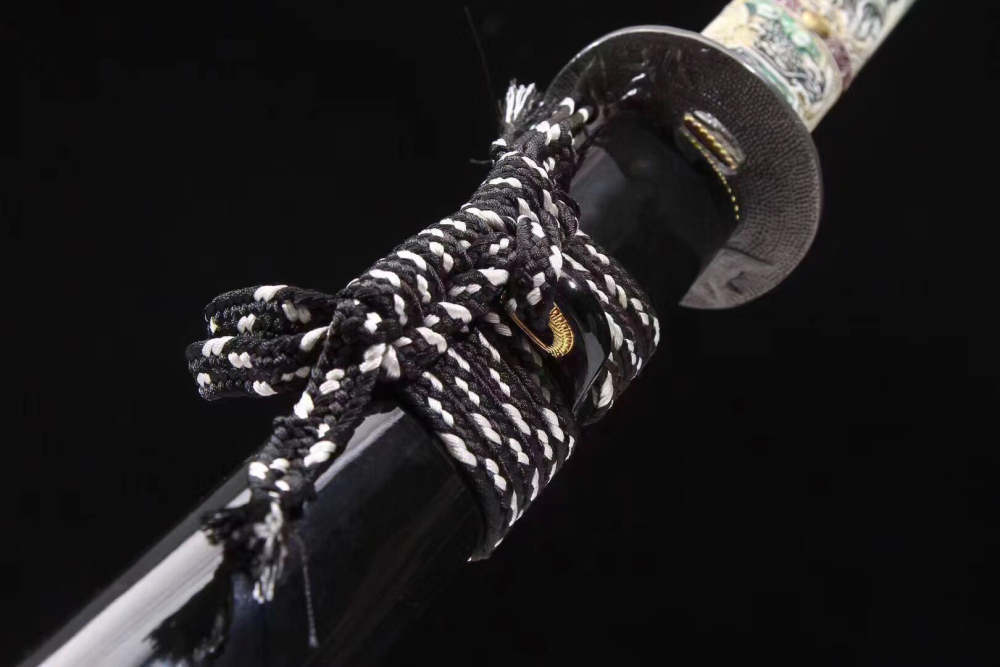 Dragon Head Katana,Janpanese Samurai sword,Dragonhead Katana,High manganese steel,Longquan sword