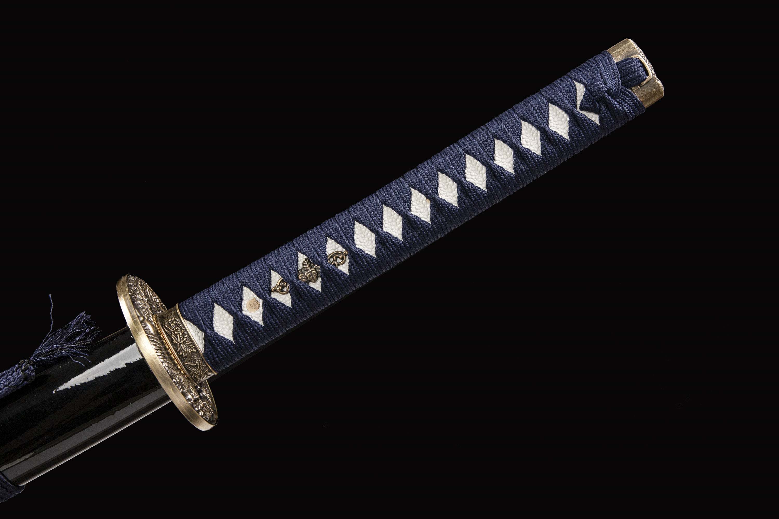 Golden Dragon Katana,Wooden Katana,Japanese Samurai Sword,Handmade Wooden Sword,Bamboo Blade