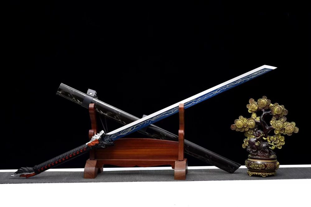 Blood Wolf Sword,Handicrafts,Tang-Horizontal Knife,Real Tang Sword,Handmade Chinese Sword,High manganese steel,Longquan sword