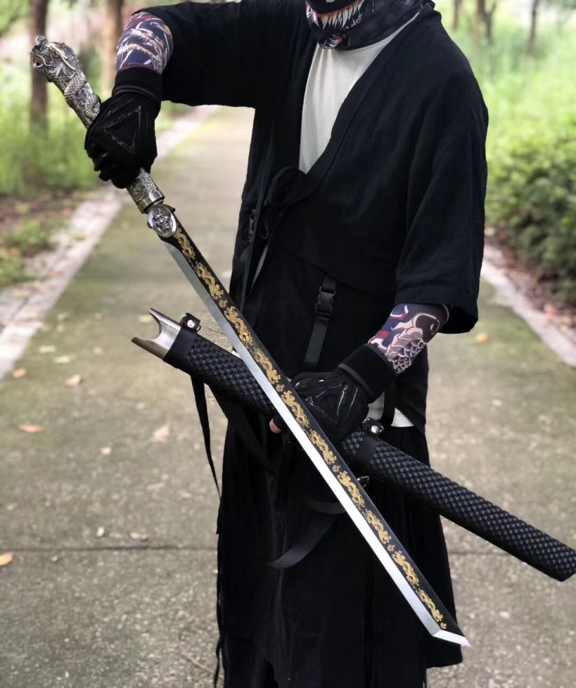 Dragon head sword,Tang sword,Demons Series,High manganese steel,Longquan sword