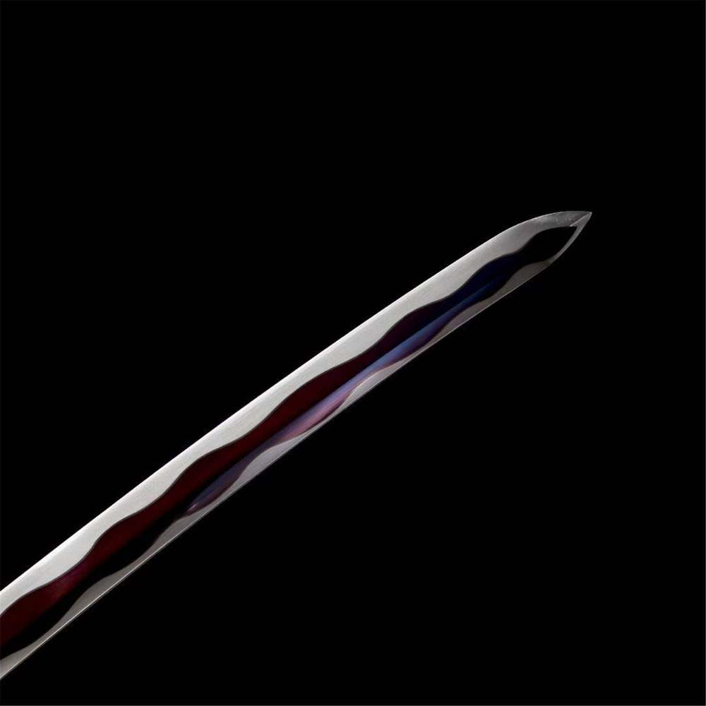 Black Undead Cut Katana,Sekiro: Shadows Die Twice,Japanese Samurai Sword,Real Handmade Katana sword,High manganese steel,Full Tang
