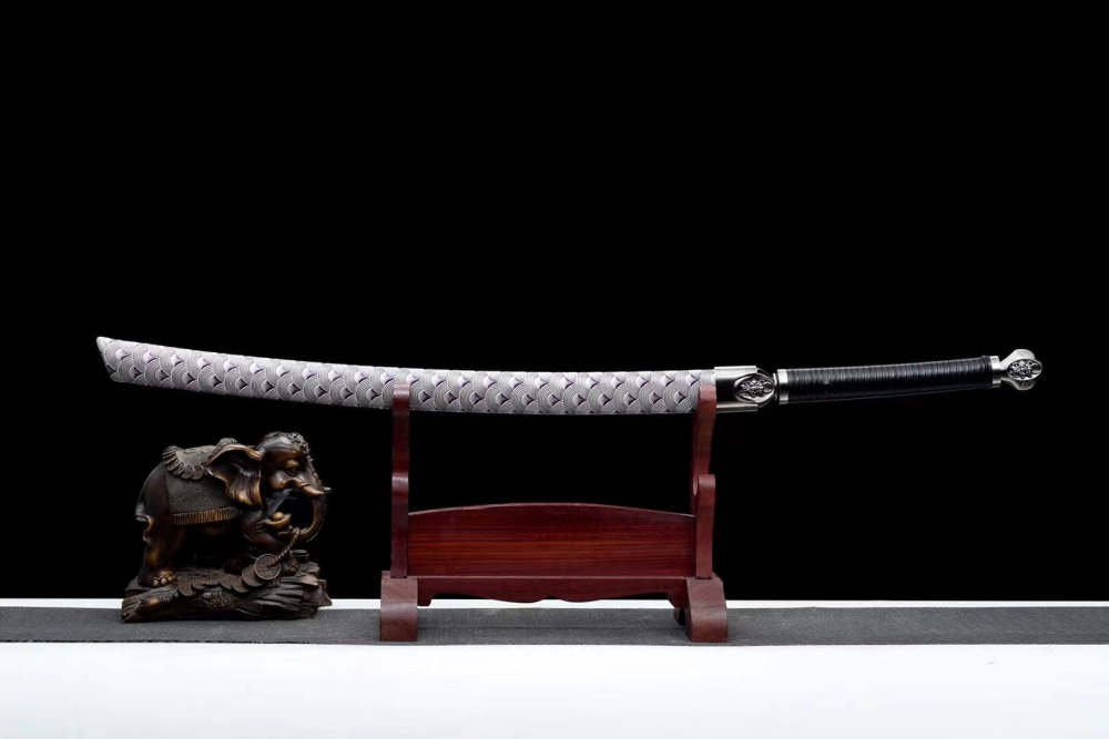 Black Dragon Soul Sword,Handicrafts,Dragon Head Slash,Handmade Chinese Sword,High manganese steel,Longquan sword