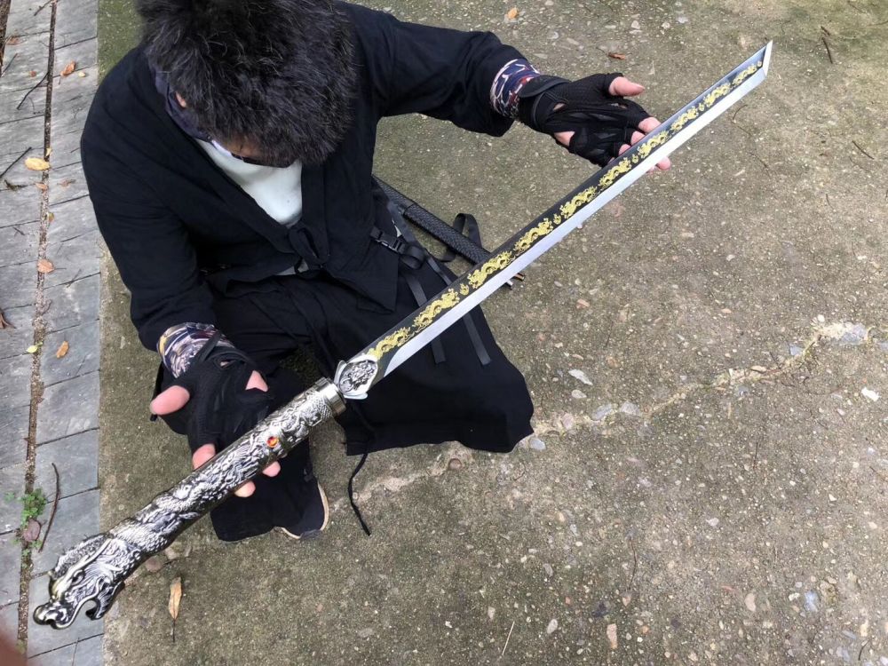 Dragon head sword,Tang sword,Demons Series,High manganese steel,Longquan sword