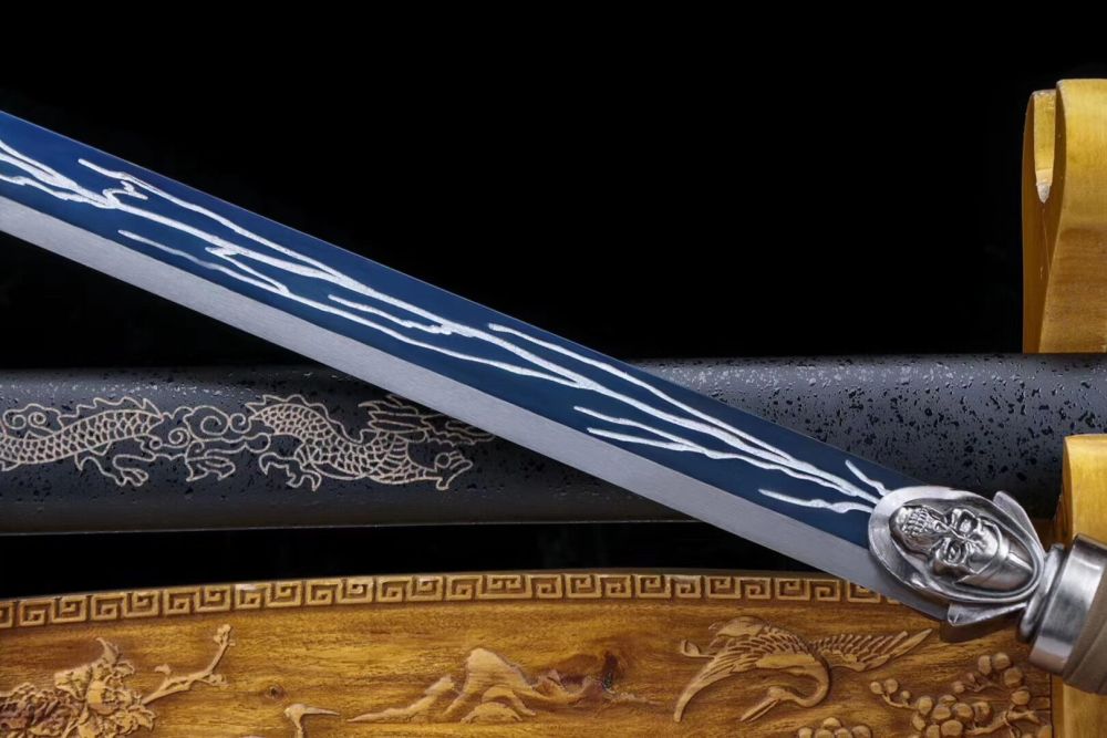 Ghost head sword,Lightning style,Tang sword,Ghost head knife,High manganese steel,Longquan sword