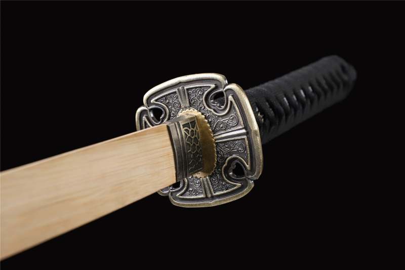 Dark Devil Katana,Demon Katana,Wooden Katana,Japanese Samurai Sword,Handmade Wooden Sword,Bamboo Blade