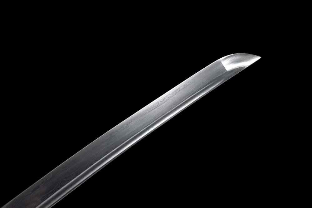 Rosewood samurai sword,Katana,Hundred steelmaking pattern steel,Solid wood scabbard,Longquan sword