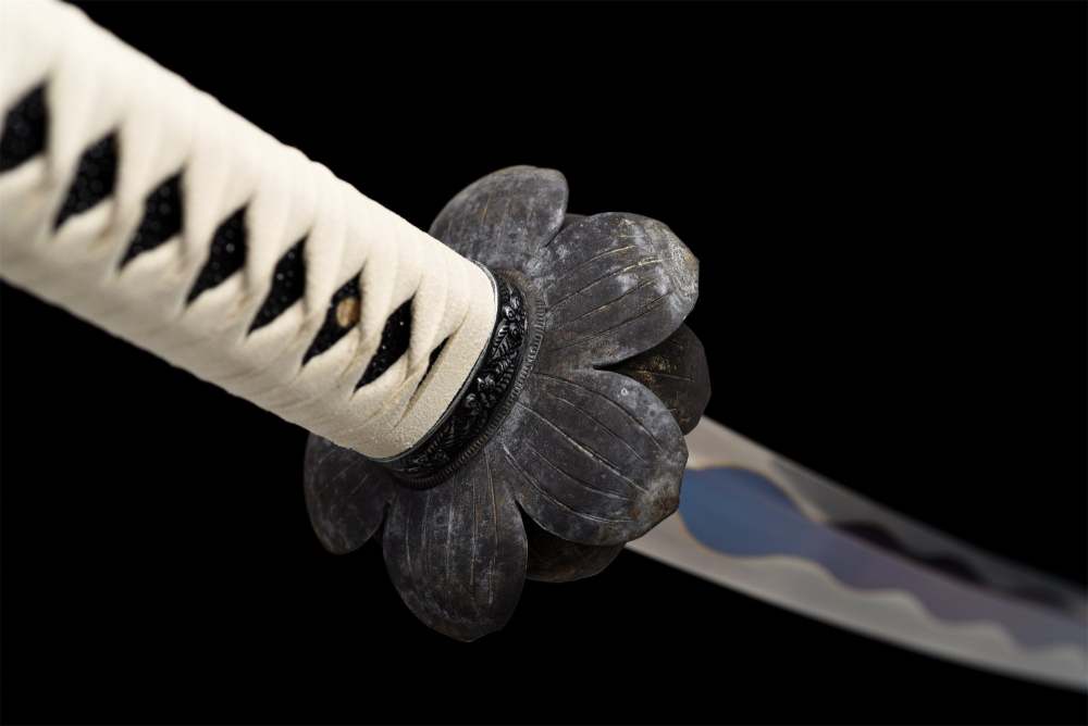 Black Undead Cut Katana,Sekiro: Shadows Die Twice,Japanese Samurai Sword,Real Handmade Katana sword,High manganese steel,Full Tang