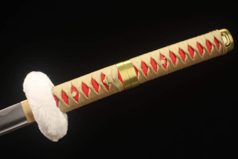Handmade Anime Katana Sword One Piece Law Anime Cosplay Real Samurai Sword High Manganese Steel Full Tang