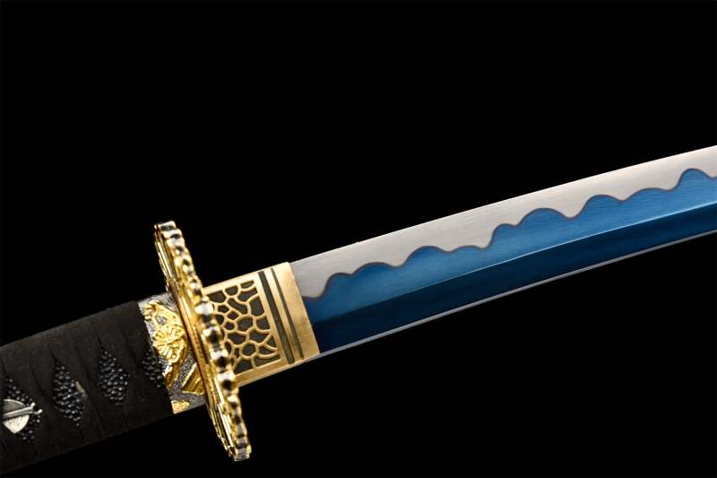 Reincarnation Taich Katana,Japanese Samurai Sword,Real Handmade Taich Sword,High Manganese Steel Blade,Full Tang