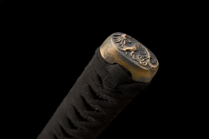 Cloud Dragon Katana,Handmade Japanese Samurai Sword,Real Katana Sword,High Manganese Steel Blade,Full Tang