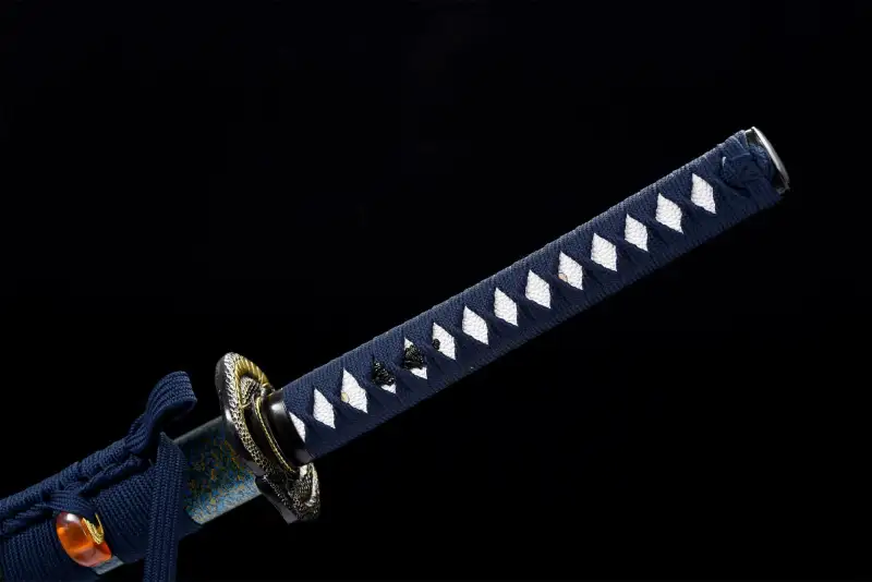 Handmade Katana Sword -Hell Snake Real Japanese Samurai Sword High Manganese Steel Full Tang
