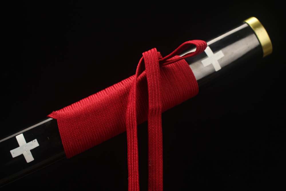 Handmade Anime Katana Sword One Piece Law Anime Cosplay Real Samurai Sword High Manganese Steel Full Tang