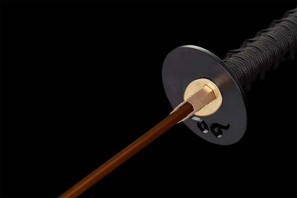 Handmade Pink Katana Sword -Black Iron Tsuba Real Japanese Samurai Sword High Manganese Steel Full Tang