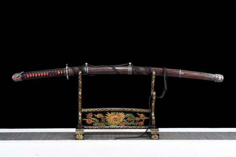 Red Undead Cut Katana,Sekiro: Shadows Die Twice,Japanese Samurai Sword,Real Katana,Handmade sword,High manganese steel