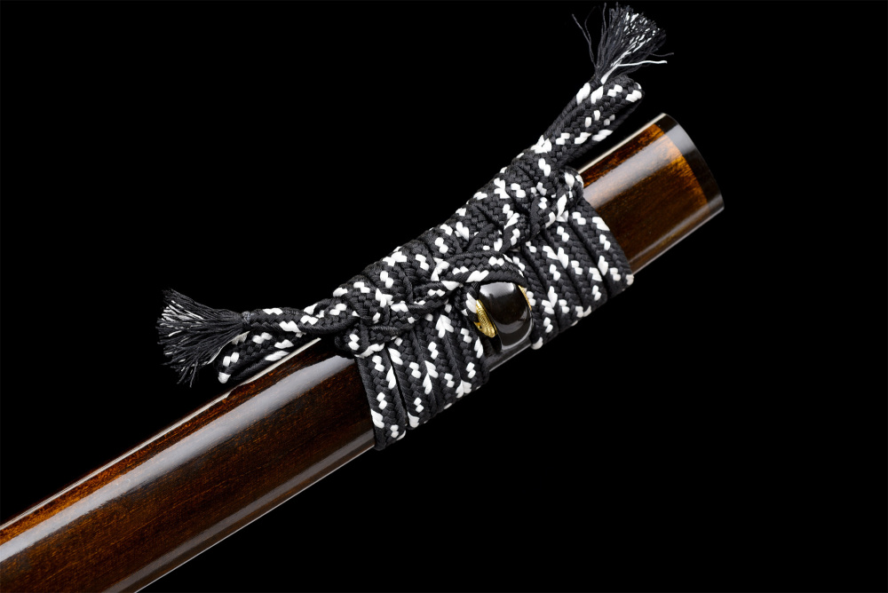 Handmade Manganese Steel Katana – Full Tang, Japanese Samurai Sword | Custom Engraving | Free Shipping-紫龙