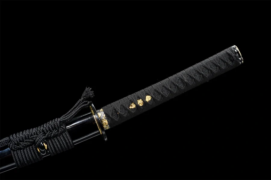 Blackwing Katana,Japanese Samurai Sword,Real Handmade Katana,T10 High Carbon Steel Clay Tempered With Hamon