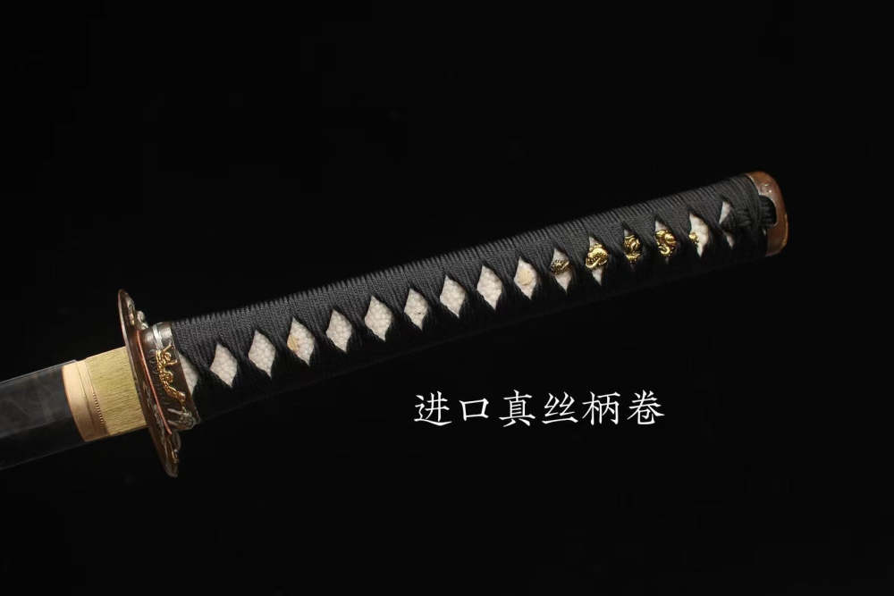 T10 High Carbon Steel Clay Tempered With Hamon Handmade Katana Sword With japan scabbard Real Japanese Samurai Sword Full Tang