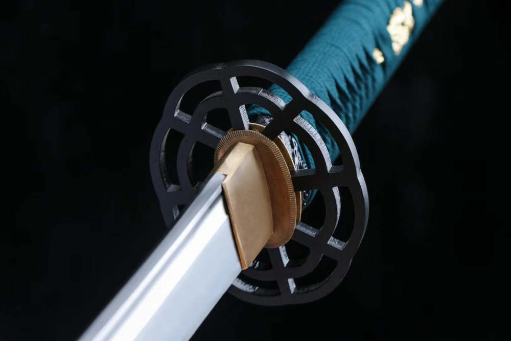 Flowers Katana Set,Katana and Tanto,Japanese Samurai Sword,Real Katana,Handmade sword,High manganese steel