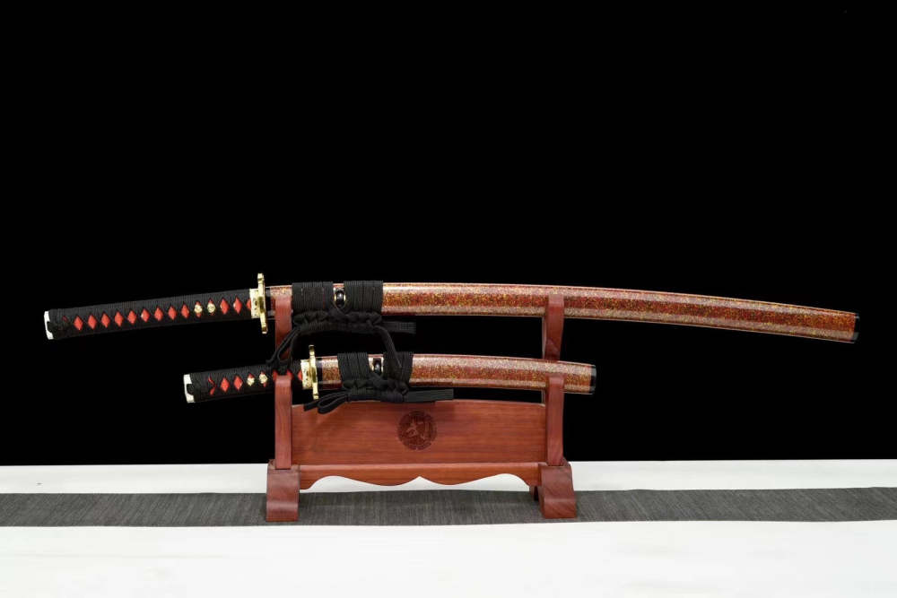 Flying Dragon Katana Set, Katana  and Tanto Sword,Japanese Samurai Sword,Real Katana,Handmade sword, High manganese steel