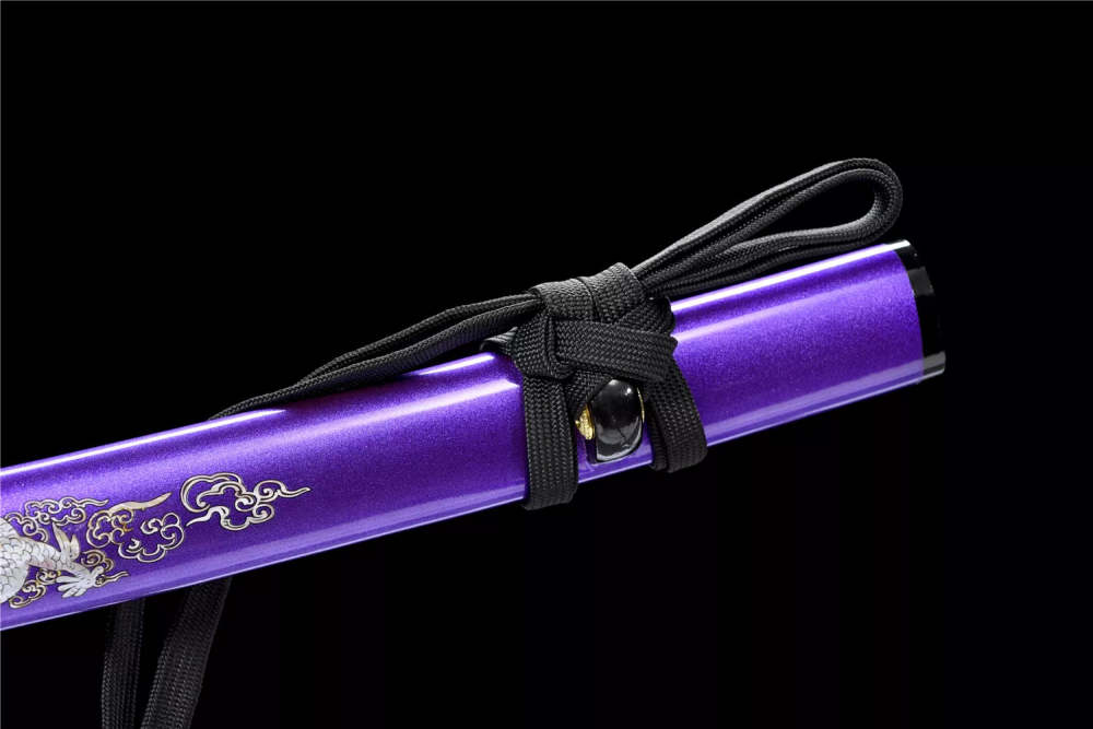 Handmade Katana Sword-Purple Glory Real Japanese Samurai Sword High-carbon steel Full Tang