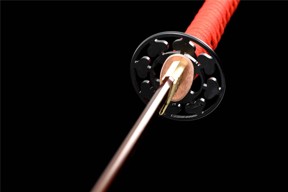 Red bladed katana
