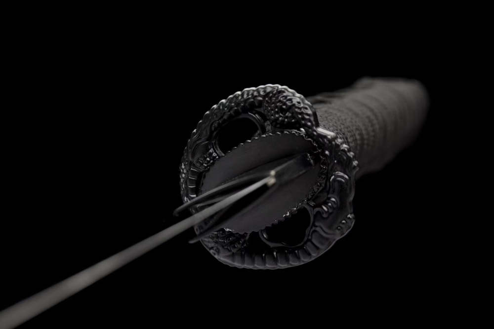 Black Dargon Ninja Tanto