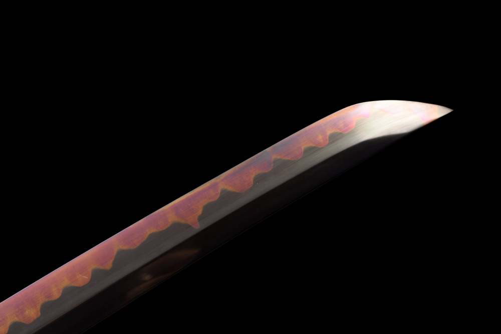 Anime Sword,Anime Cosplay,Real Japanese Samurai Sword,Handmade Anime Katana,T10 Steel Clay Tempered with Hamon,Full Tang