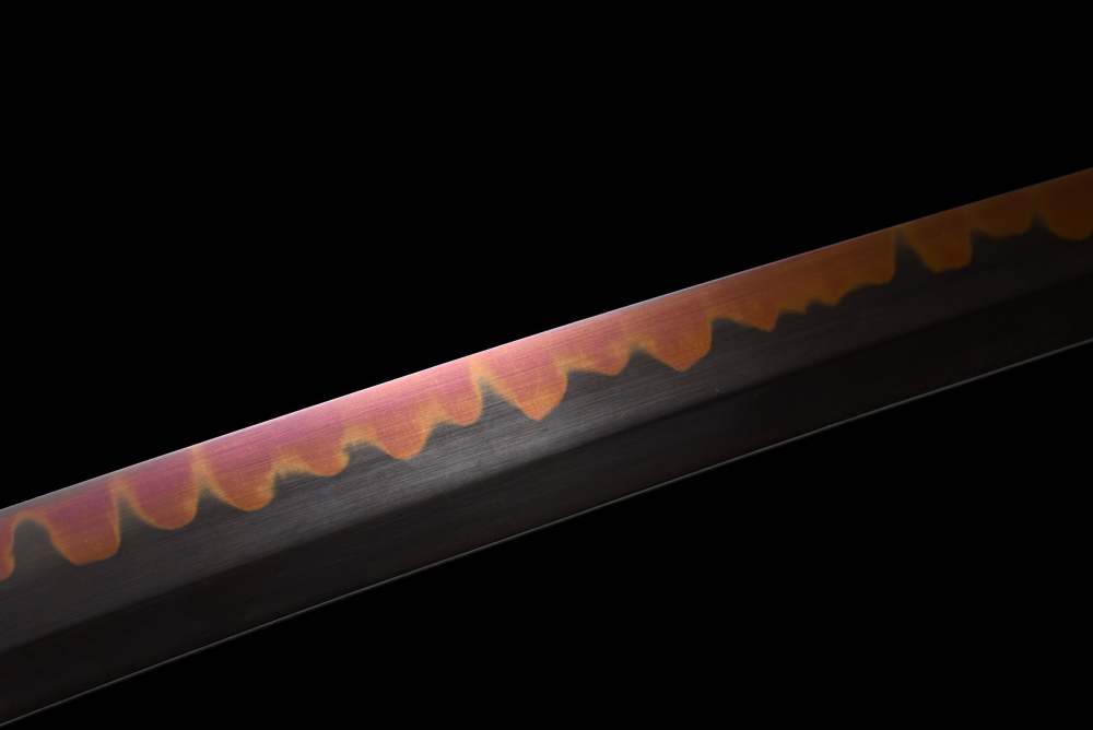 Anime Sword,Anime Cosplay,Real Japanese Samurai Sword,Handmade Anime Katana,T10 Steel Clay Tempered with Hamon,Full Tang