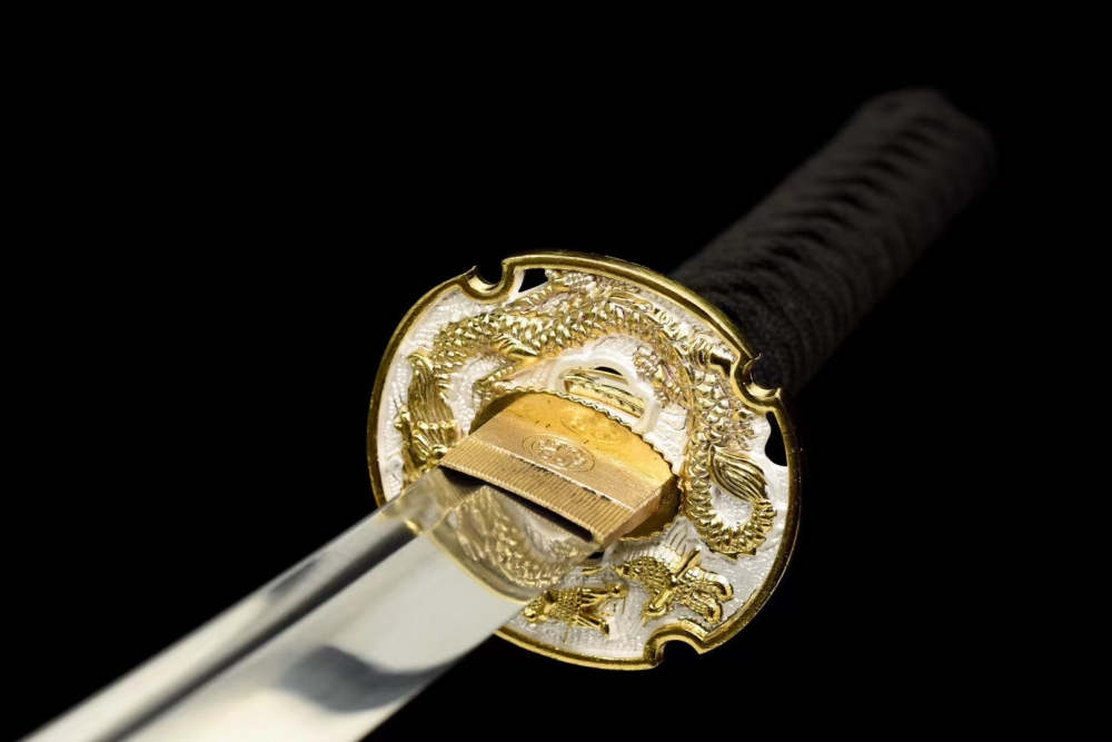 Flying Dragon Katana Set, Katana  and Tanto Sword,Japanese Samurai Sword,Real Katana,Handmade sword, High manganese steel