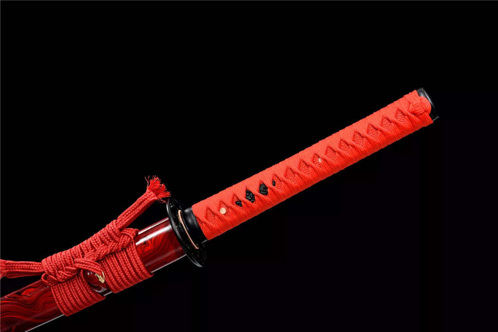 Red bladed katana