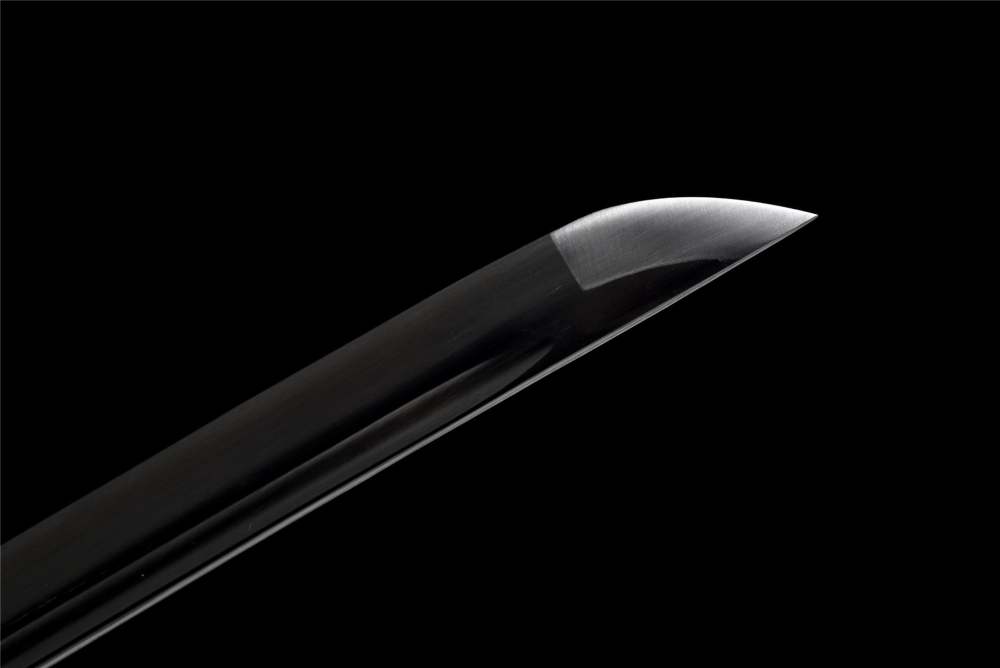 Handmade Black Blade Katana Sword -Hyakkiyakou Real Japanese Samurai Sword 1060 High Carbon Steel Full Tang