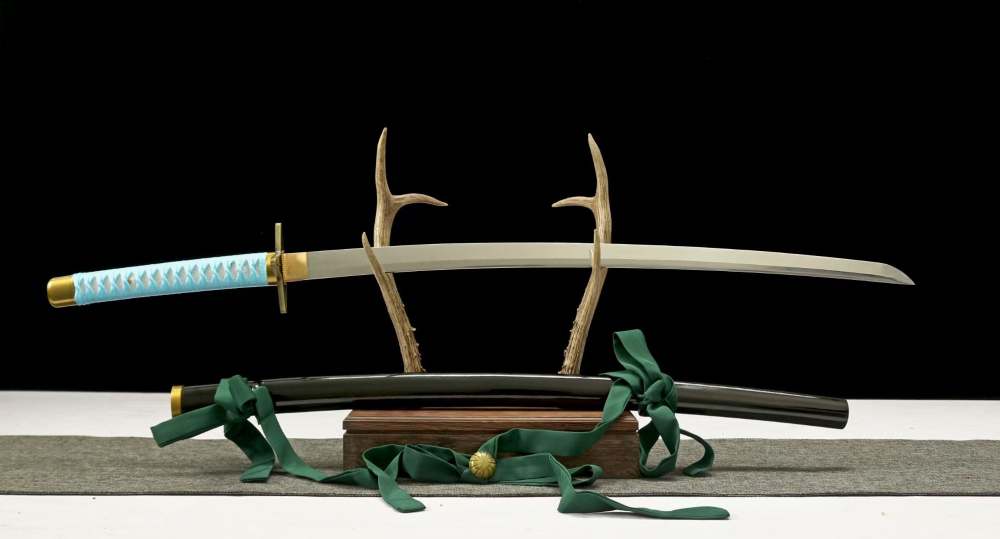 Anime Katana Sword,Japanese Samurai Sword Real Handmade Anime Katana 1060 Carbon Steel Full Tang