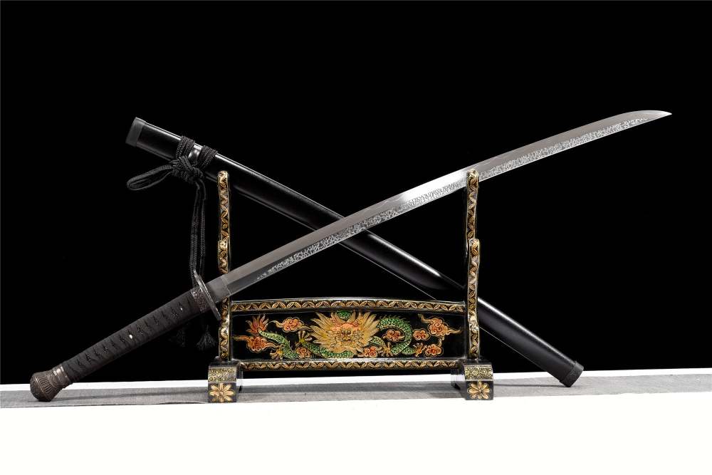 Elden Ring Moonveil Katana Sword,Handmade Japanese Samurai Sword,T10 High Carbon Steel Clay Tempered With Hamon,Full Tang