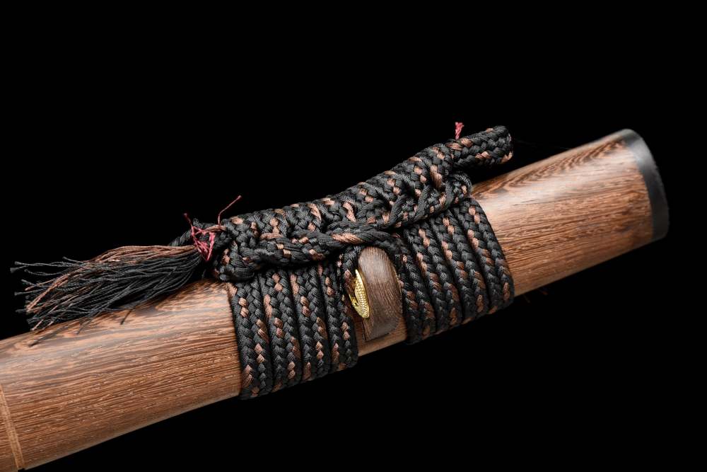 Damascus Steel Handmade Rosewood Sheath Katana Sword Real Japanese Samurai Sword Full Tang