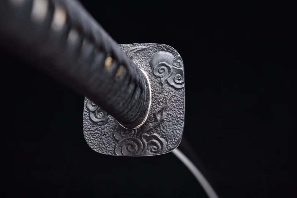 T10 Steel Clay Tempered With Hamon Bule Wave Katana Katana Sword,Real Handmade Japanese Samurai Sword Full Tang