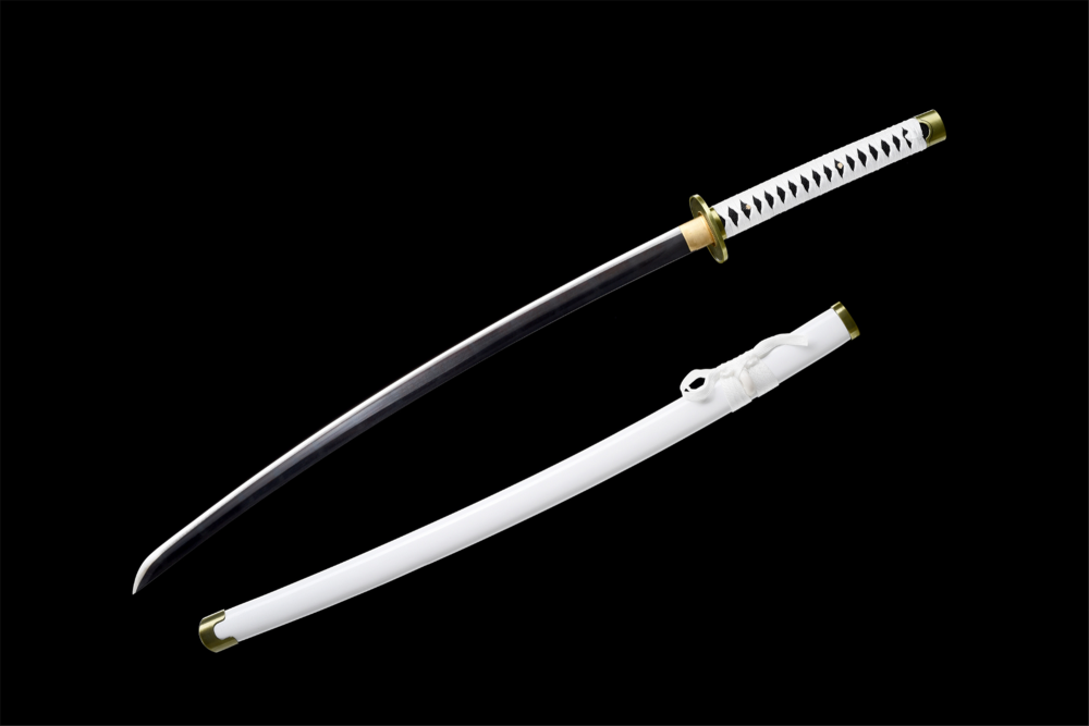 Anime Katana Sword Set,One Piece Roronoa Zoro,Real Handmade Japanese Samurai Sword