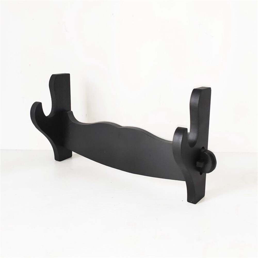 Handmade Black Wooden Sword Katana Display Stand Mount Wall Hangings Single layer/Double layer/Three layers