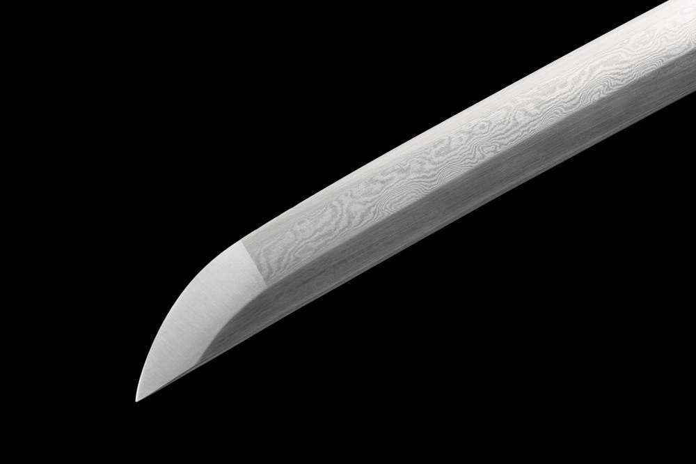Damascus Steel Handmade Rosewood Sheath Katana Sword Real Japanese Samurai Sword Full Tang