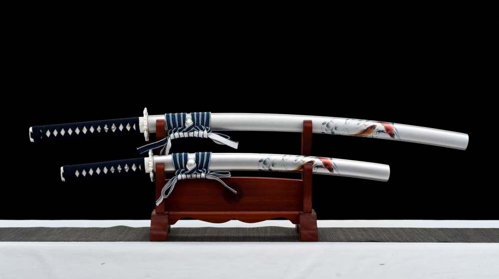 Double Carp Katana sword Set