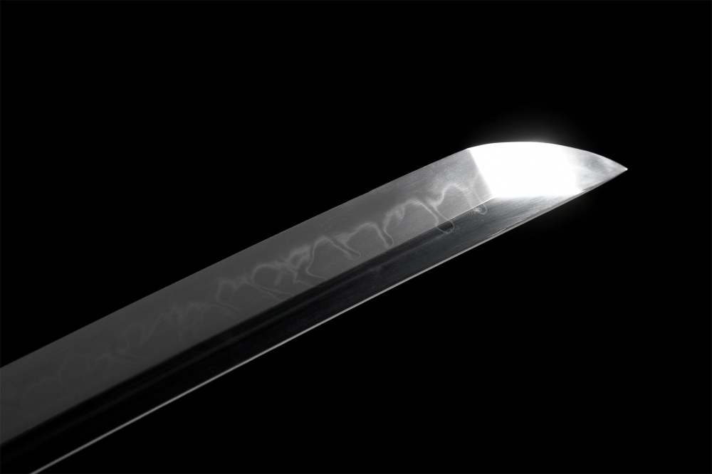 Rurouni Kenshin Katana Sword,Curved Handle Japanese Samurai Sword,Real Handmade Katana,Clay tempered t-10 steel with hamon