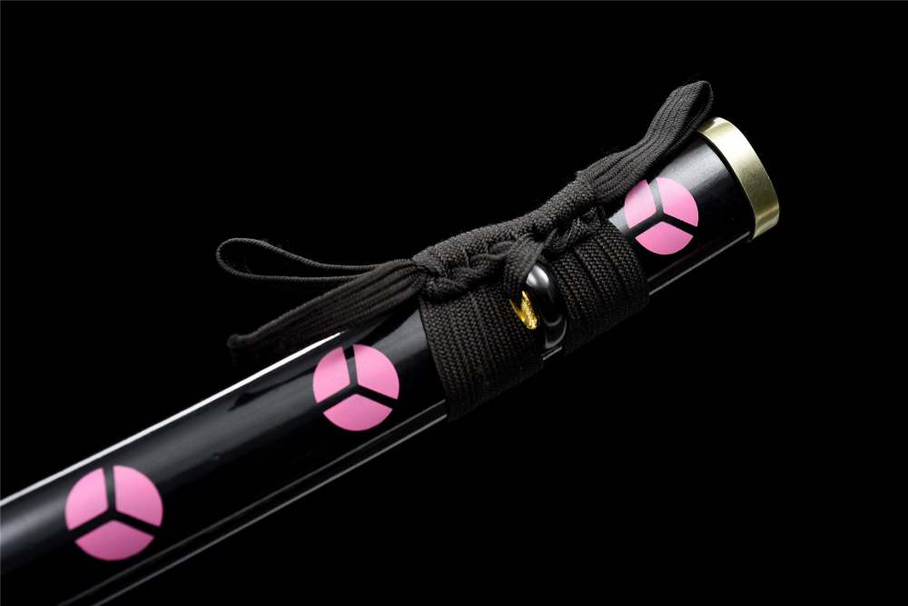 Anime Katana Sword Set,One Piece Roronoa Zoro,Real Handmade Japanese Samurai Sword