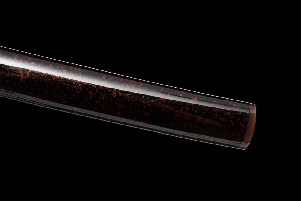 T10 High Carbon Steel  Clay Tempered With Hamon Handmade Brown Katana Sword Real Japanese Samurai Sword Full Tang