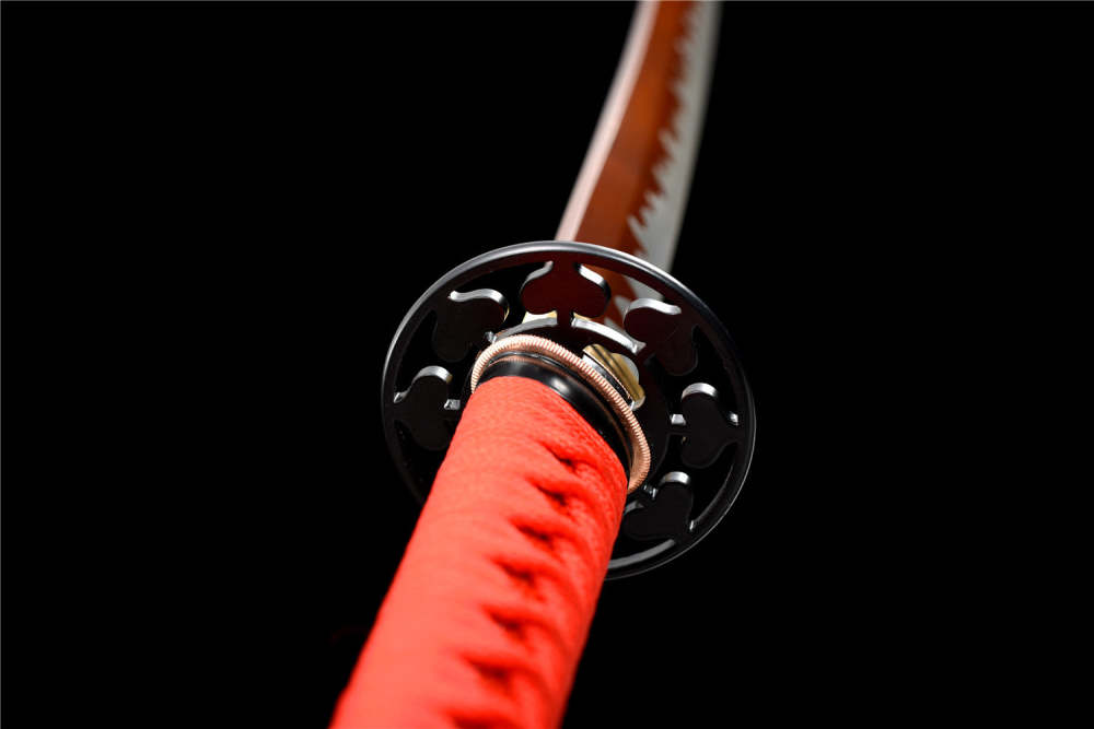 Red bladed katana